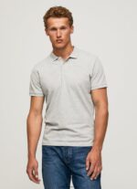 hombres camiseta con logo Pepe Jeans 44JTZ1084 gris marga