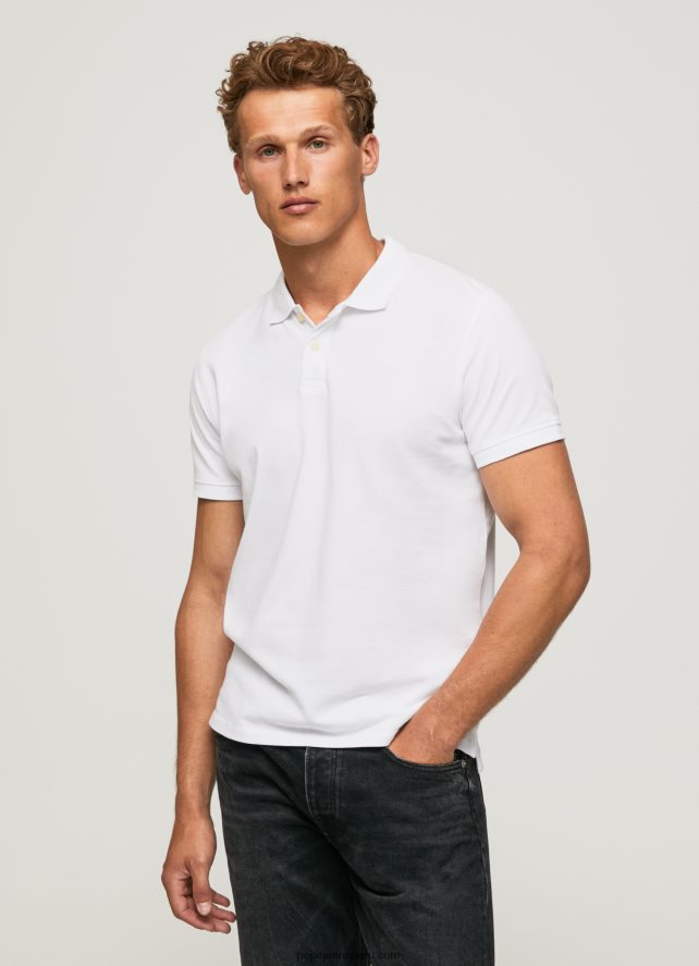 hombres_camiseta_con_logo_pepe_jeans_44jtz1085_blanco.jpg hombres camiseta con logo Pepe Jeans 44JTZ1085 blanco - Imagen 1