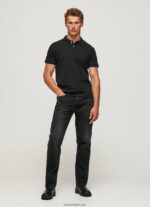 hombres camiseta con logo Pepe Jeans 44JTZ1086 negro - Imagen 2