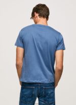 hombres camiseta de algodón con logo de pinceles Pepe Jeans 44JTZ929 ozzy - Imagen 4