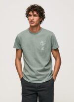 hombres camiseta de algodón lavado y teñido Pepe Jeans 44JTZ925 fundición
