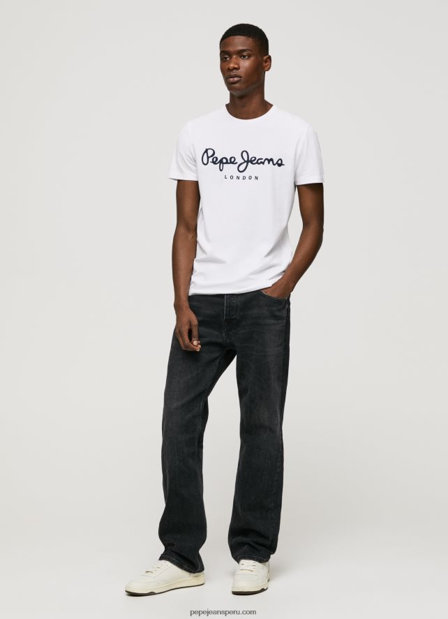 hombres camiseta de manga corta de algodón Pepe Jeans 44JTZ1002 blanco - Imagen 2