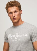 hombres camiseta de manga corta de algodón Pepe Jeans 44JTZ1004 gris marga - Imagen 2