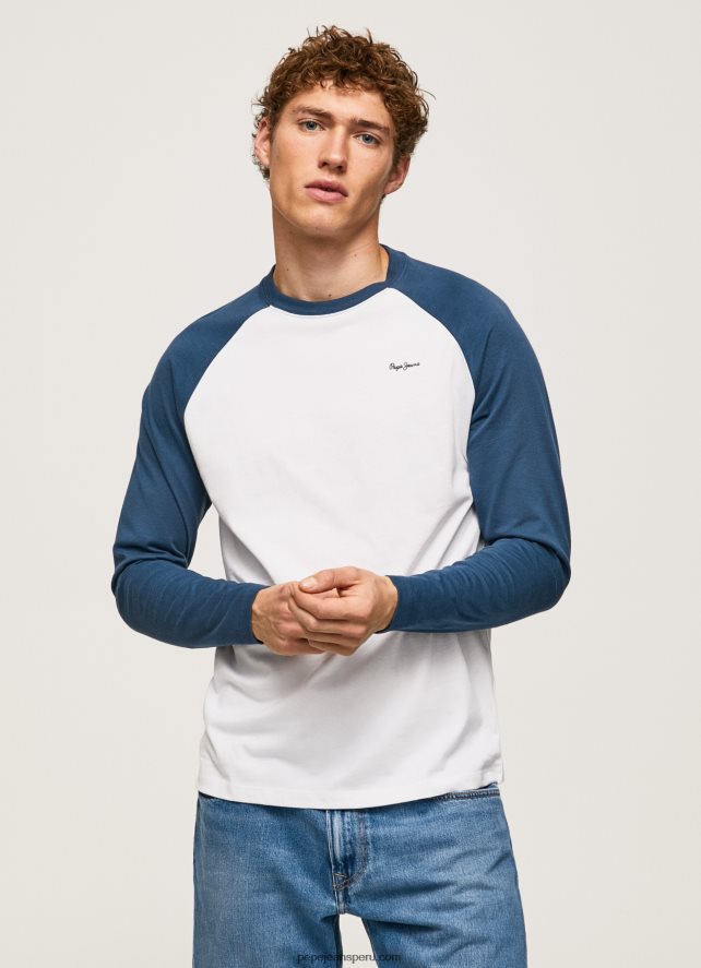 hombres_camiseta_de_manga_larga_raglan_pepe_jeans_44jtz985_jarman.jpg hombres camiseta de manga larga raglán Pepe Jeans 44JTZ985 jarman - Imagen 1