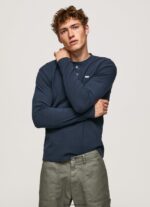 hombres camiseta de punto gofrado Pepe Jeans 44JTZ923 dulwich