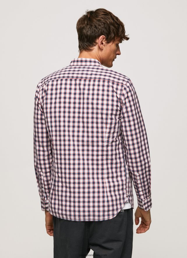 hombres carga camisa a cuadros bicolor Pepe Jeans 44JTZ1066 jarman - Imagen 4
