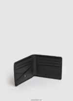 hombres cartera de piel con logo Pepe Jeans 44JTZ1296 negro - Imagen 2