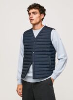 hombres chaleco capitonado con botones Pepe Jeans 44JTZ845 dulwich