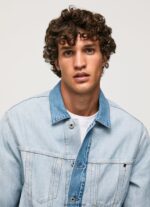 hombres chamarra de mezclilla al revés Pepe Jeans 44JTZ848 mezclilla - Imagen 4