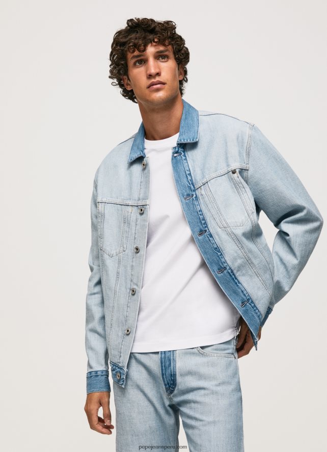 hombres_chamarra_de_mezclilla_al_reves_pepe_jeans_44jtz848_mezclilla.jpg hombres chamarra de mezclilla al revés Pepe Jeans 44JTZ848 mezclilla - Imagen 1