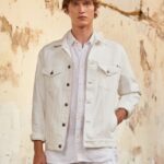 hombres chamarra de mezclilla regular fit Pepe Jeans 44JTZ847 mezclilla