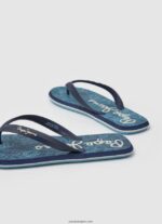 hombres chanclas de playa ballena selva tropical Pepe Jeans 44JTZ1287 Armada - Imagen 4