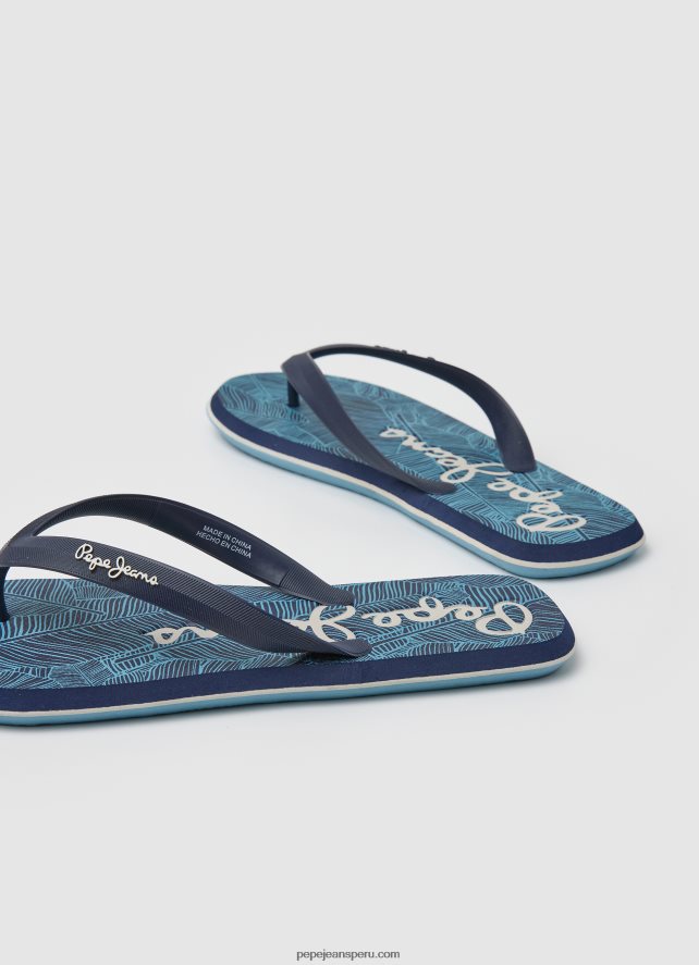 hombres chanclas de playa ballena selva tropical Pepe Jeans 44JTZ1287 Armada - Imagen 4