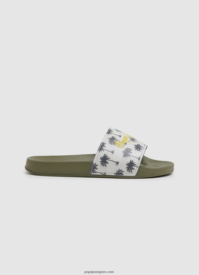hombres_chanclas_de_playa_con_estampado_de_deslizadores_pepe_jeans_44jtz1282_verde_caqui.jpg hombres chanclas de playa con estampado de deslizadores Pepe Jeans 44JTZ1282 verde caqui - Imagen 1