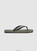hombres chanclas de playa con logo de bay beach Pepe Jeans 44JTZ1268 ejército