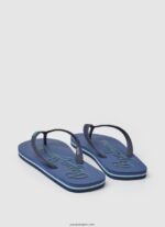 hombres chanclas de playa con logo de bay beach Pepe Jeans 44JTZ1277 Denim oscuro - Imagen 4