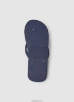 hombres chanclas de playa con logo de bay beach Pepe Jeans 44JTZ1277 Denim oscuro - Imagen 5