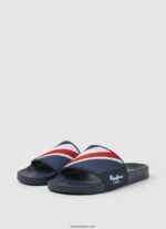 hombres chanclas de playa con textura deslizante Pepe Jeans 44JTZ1264 Armada - Imagen 3