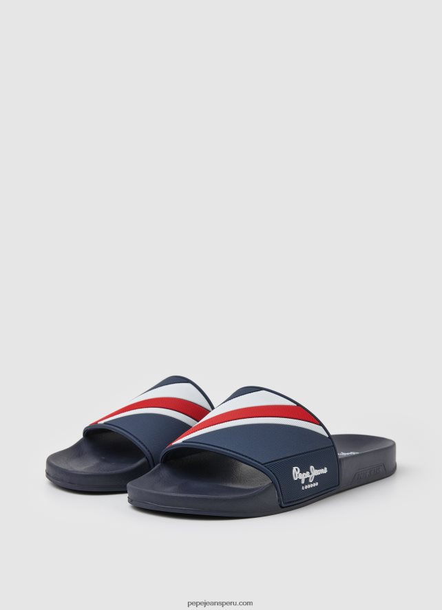 hombres chanclas de playa con textura deslizante Pepe Jeans 44JTZ1264 Armada - Imagen 3
