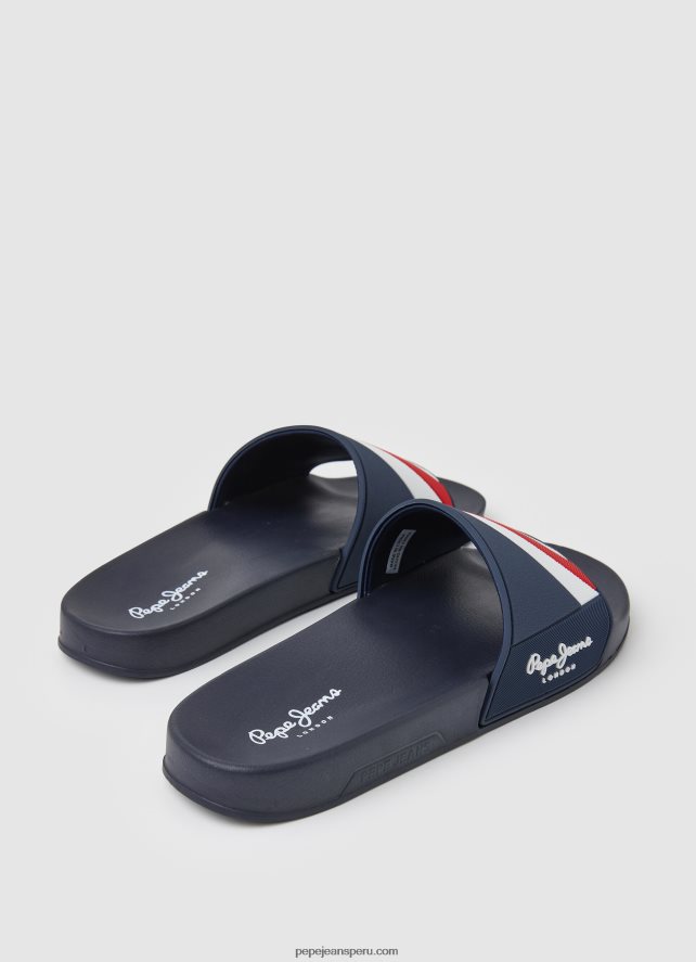 hombres chanclas de playa con textura deslizante Pepe Jeans 44JTZ1264 Armada - Imagen 4