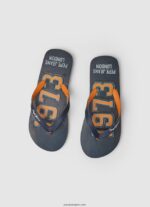 hombres chanclas de playa hawi 1973 Pepe Jeans 44JTZ1266 Armada - Imagen 2