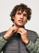 hombres chaqueta acolchada Pepe Jeans 44JTZ837 negro lavado - Imagen 3