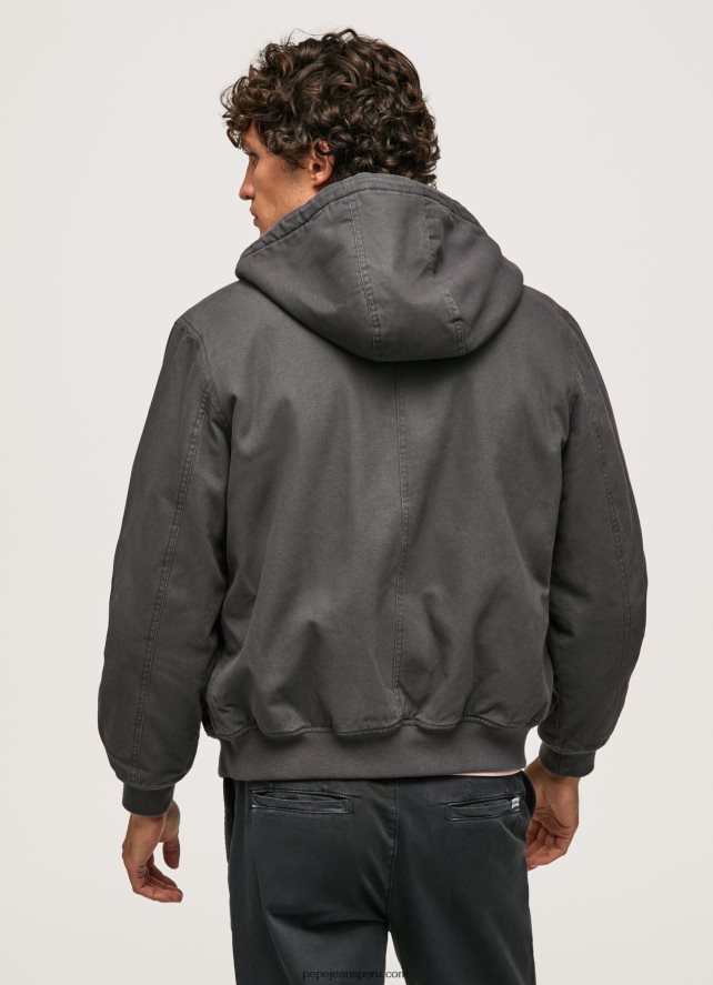 hombres chaqueta con forro polar Pepe Jeans 44JTZ836 negro lavado - Imagen 4
