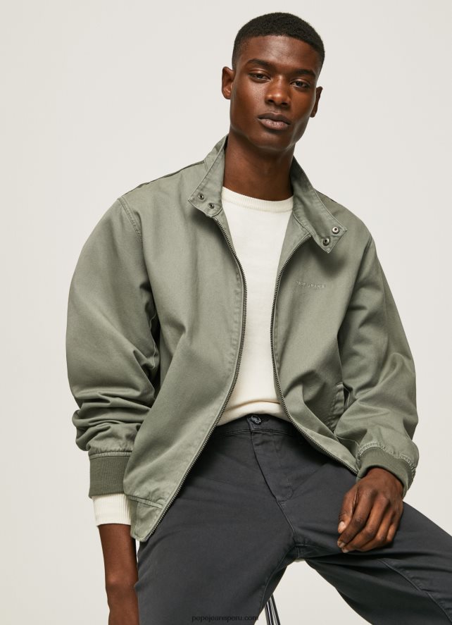hombres_chaqueta_harrington_de_algodon_pepe_jeans_44jtz829_fundicion.jpg hombres chaqueta harrington de algodón Pepe Jeans 44JTZ829 fundición - Imagen 1