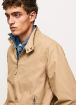 hombres chaqueta harrington de algodón Pepe Jeans 44JTZ830 camello - Imagen 5