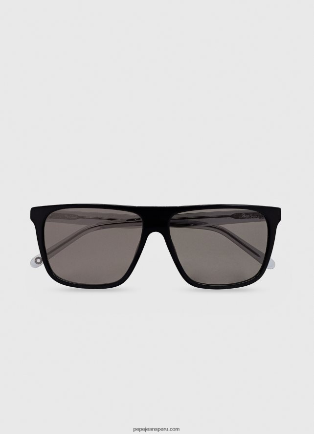 hombres gafas de sol de gran tamaño Pepe Jeans 44JTZ1302 piedra negra - Imagen 2