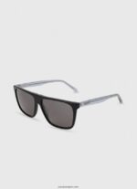 hombres gafas de sol de gran tamaño Pepe Jeans 44JTZ1302 piedra negra