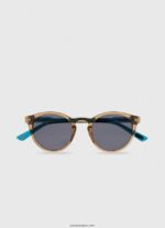 hombres gafas de sol redondas Pepe Jeans 44JTZ1304 amarillo ocre - Imagen 2