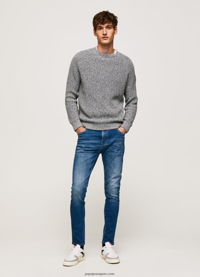 hombres_jeans_ajustados_de_tiro_medio_mason_pepe_jeans_44jtz791_mezclilla.jpg hombres jeans ajustados de tiro medio Mason Pepe Jeans 44JTZ791 mezclilla - Imagen 1