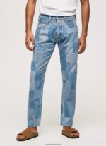 hombres jeans callen de tiro medio Pepe Jeans 44JTZ816 mezclilla - Imagen 2
