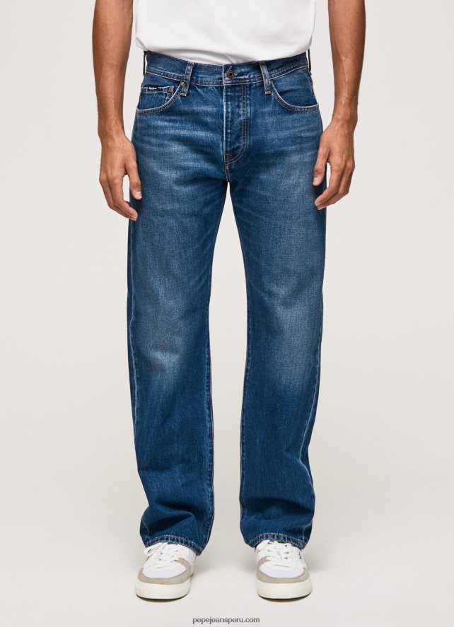 hombres jeans penn de corte holgado con tiro caído Pepe Jeans 44JTZ814 mezclilla - Imagen 2