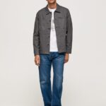 hombres jeans penn de corte holgado con tiro caído Pepe Jeans 44JTZ814 mezclilla