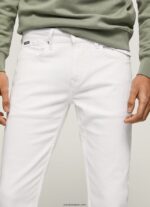 hombres jeans slim con tiro medio Pepe Jeans 44JTZ797 mezclilla - Imagen 3