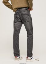 hombres jeans track de tiro medio Pepe Jeans 44JTZ800 mezclilla - Imagen 4