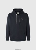 hombres jersey con cremallera y logo estampado Pepe Jeans 44JTZ905 dulwich - Imagen 5