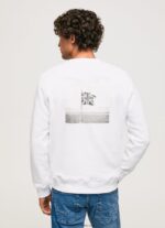hombres jersey con estampado fotográfico Pepe Jeans 44JTZ867 blanco - Imagen 5