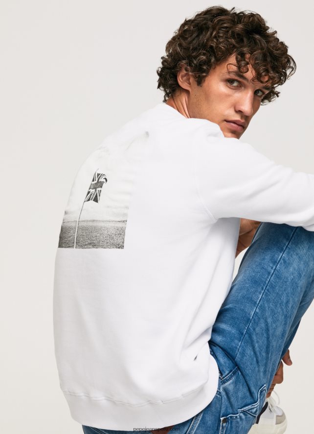 hombres_jersey_con_estampado_fotografico_pepe_jeans_44jtz867_blanco.jpg hombres jersey con estampado fotográfico Pepe Jeans 44JTZ867 blanco - Imagen 1