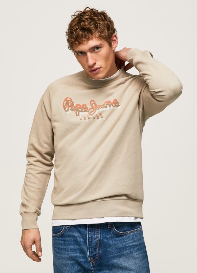 hombres_jersey_con_logo_estampado_pepe_jeans_44jtz887_malta.jpg hombres jersey con logo estampado Pepe Jeans 44JTZ887 malta - Imagen 1