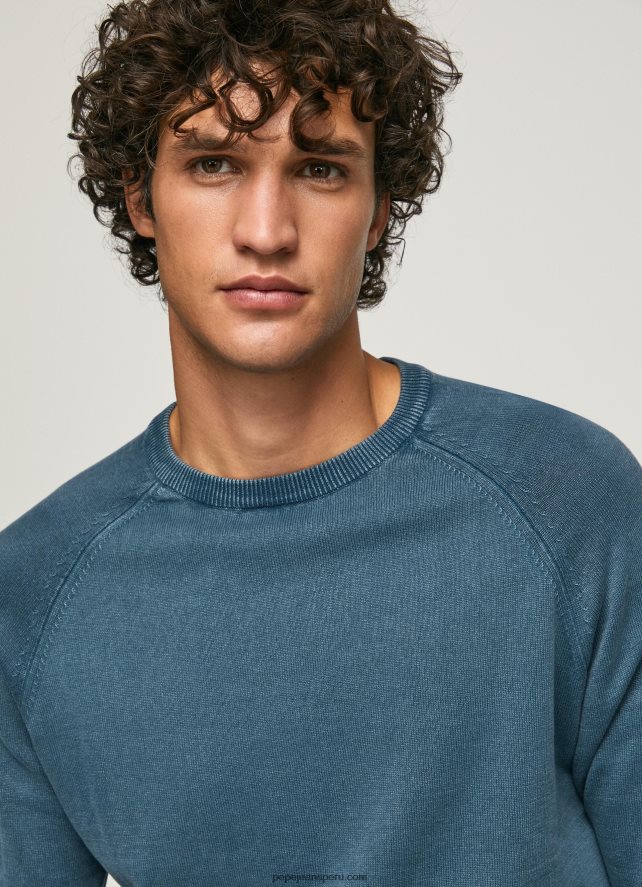 hombres jersey de algodón con cuello redondo Pepe Jeans 44JTZ864 jarman - Imagen 3