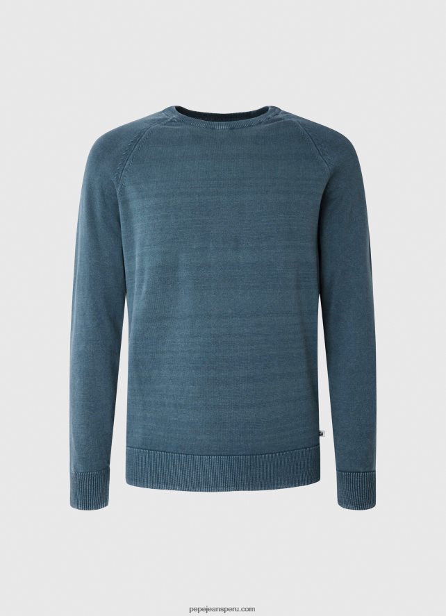 hombres jersey de algodón con cuello redondo Pepe Jeans 44JTZ864 jarman - Imagen 5