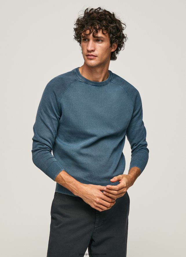 hombres_jersey_de_algodon_con_cuello_redondo_pepe_jeans_44jtz864_jarman.jpg hombres jersey de algodón con cuello redondo Pepe Jeans 44JTZ864 jarman - Imagen 1
