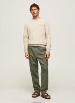 hombres jersey de algodón lavado con ácido Pepe Jeans 44JTZ886 malta - Imagen 2