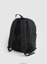 hombres mochila de tela con detalles de líneas Pepe Jeans 44JTZ1294 negro - Imagen 2
