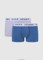 hombres Pack de 2 braguitas de algodón elástico Pepe Jeans 44JTZ1149 blanco - Imagen 3