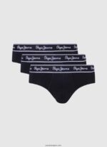 hombres Pack de 3 bóxers de algodón elástico Pepe Jeans 44JTZ1161 negro - Imagen 5