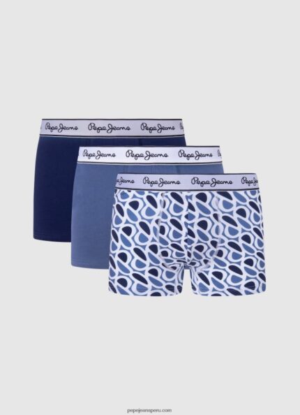hombres pack de 3 bóxers p print tk Pepe Jeans 44JTZ1155 dulwich